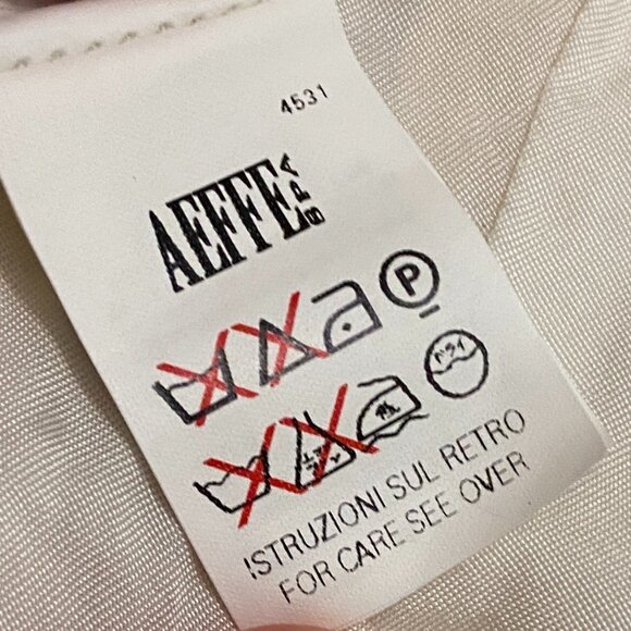 Moschino Vintage Cream Wool Coat Size 8 - Picture 13 of 15